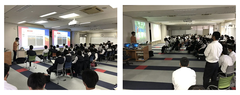 富士市立高校への訪問授業：「スポーツを科学する」